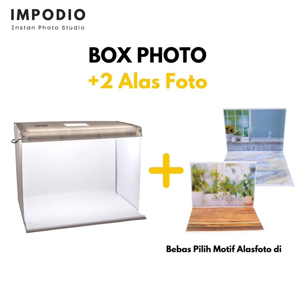 IMPODIO Box Studio Foto ukuran 45cm x 32cm GOOD QUALITY