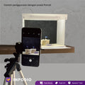 IMPODIO Tripod 3 in 1 IMPODIO Tinggi adjustable sampai 100cm FREE - close up