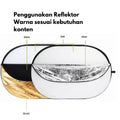 IMPODIO Paket Reflektor Oval 60x90 + Stand 2M – Pemantul cahaya - detail produk