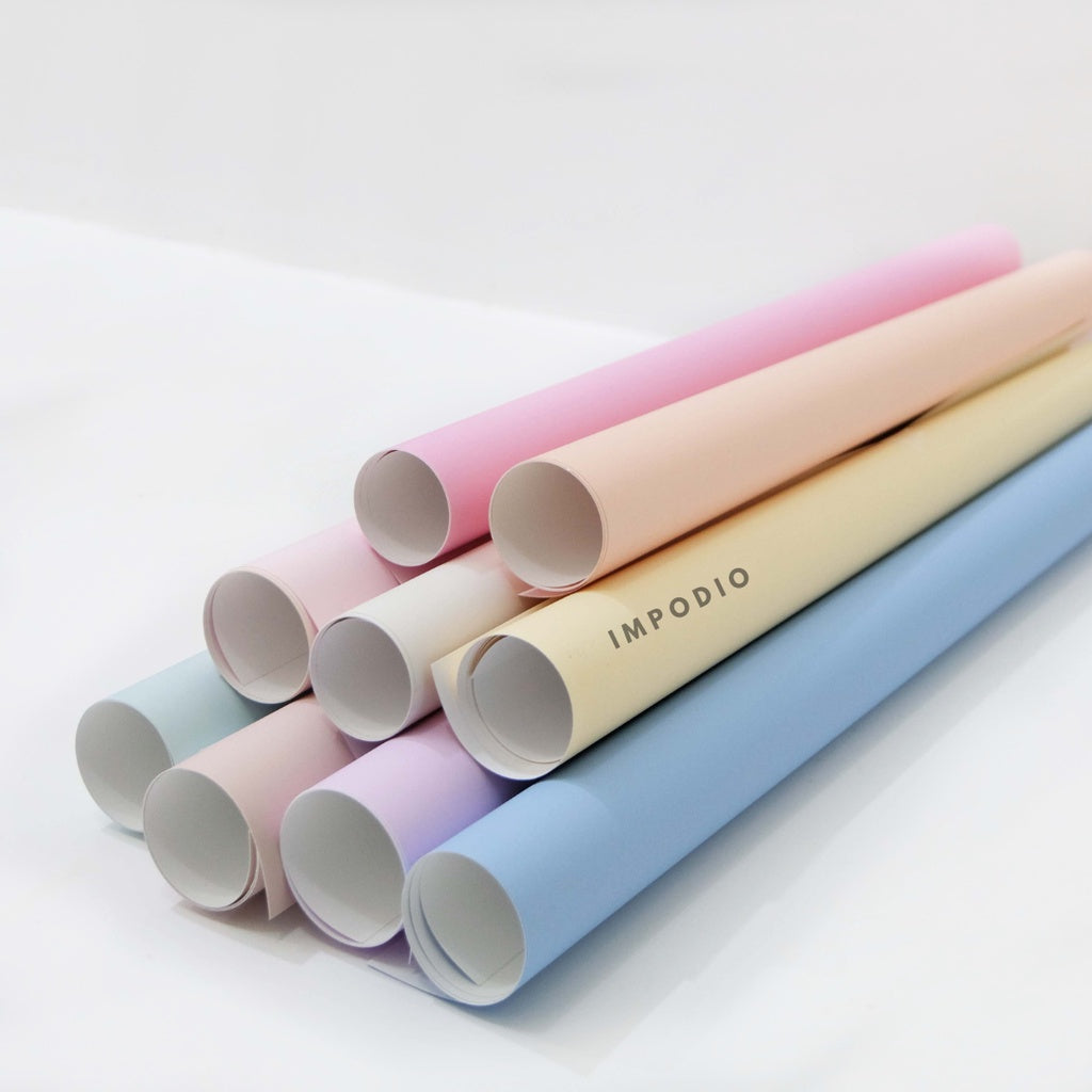 IMPODIO Background Warna Pastel 150x100cm latar foto produk