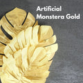 IMPODIO artificial monstera gold – Properti foto konten - tampak samping