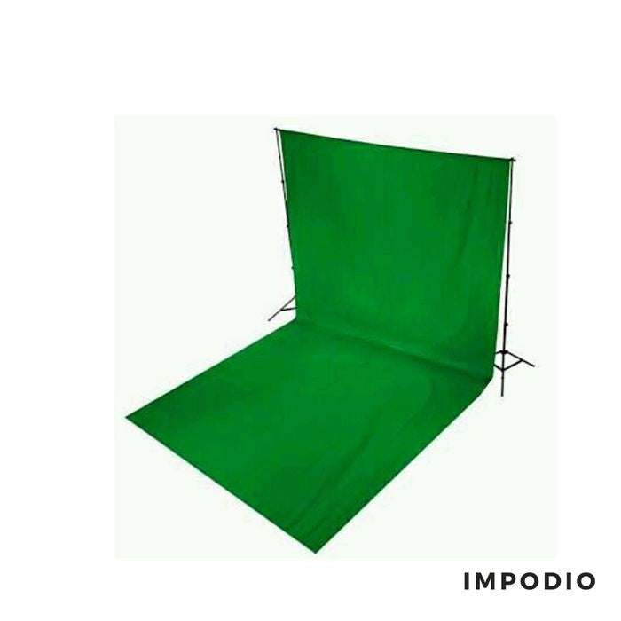 IMPODIO Background / backdrop greenscreen per meter semua warna ready