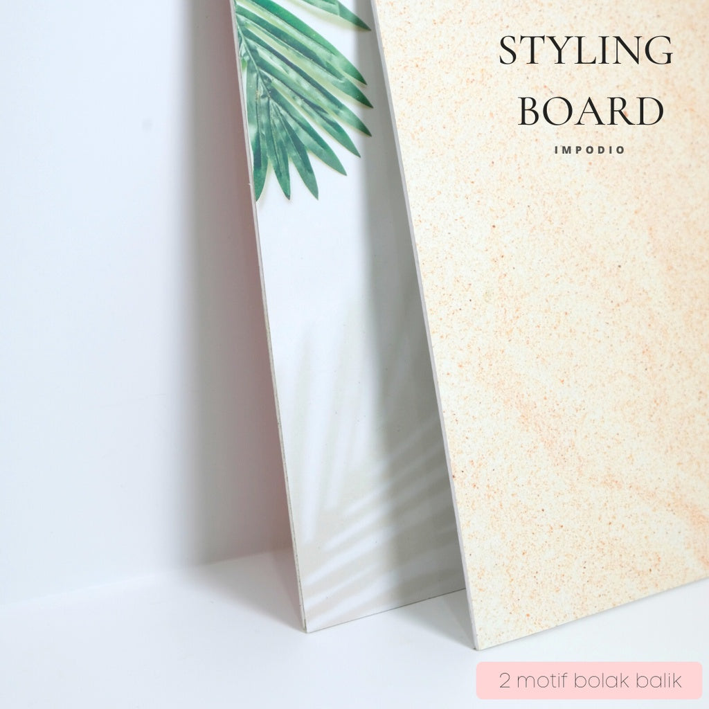 IMPODIO Styling Board IMPODIO | Alas foto papan bolak balik 40x30 cm