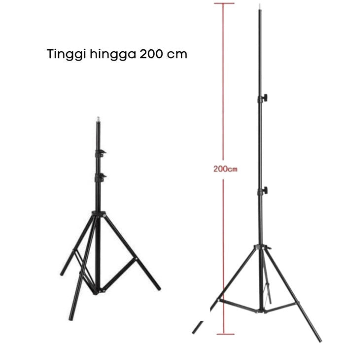 IMPODIO Reflector 5 in 1 bulat diameter 60cm + stand 2m - Gratis penjepit reflektor