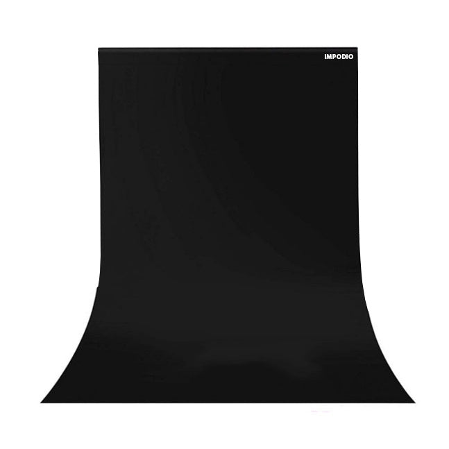 IMPODIO Background Kain hitam lebar 3m untuk backdrop fotography Premium Quality