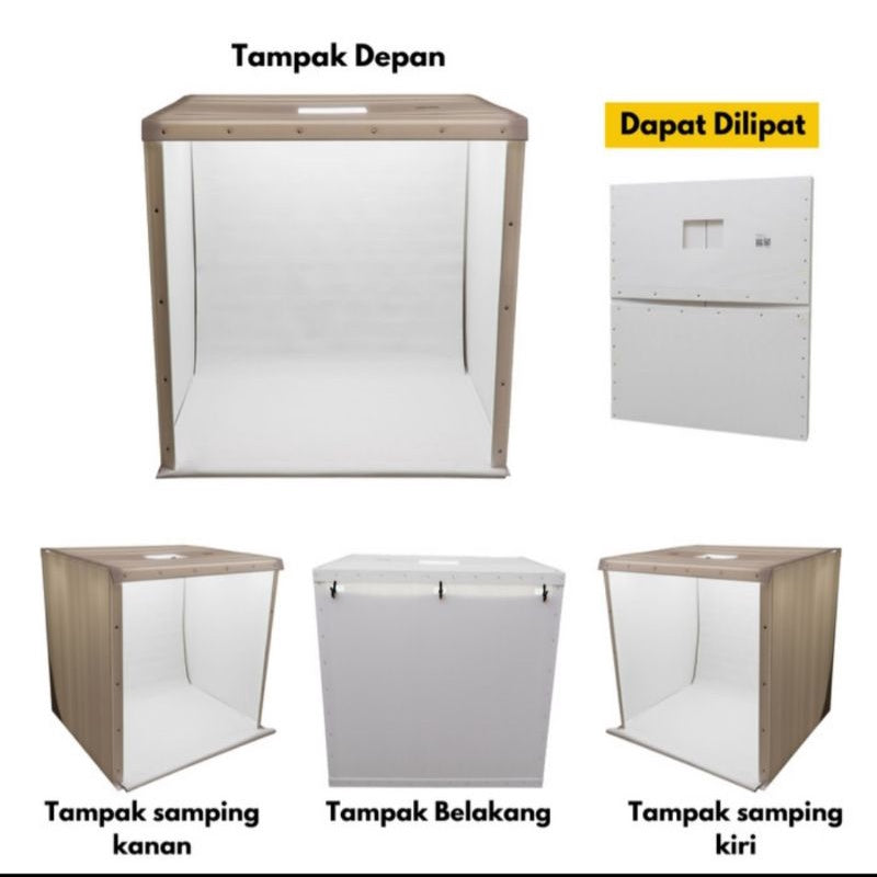 IMPODIO Box studio foto ukuran 120 cm x 100cm