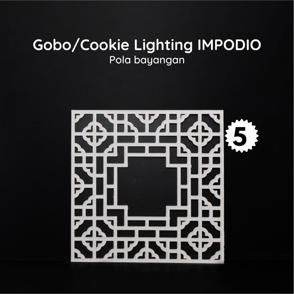 IMPODIO Gobo white – pembentuk bayangan foto - lifestyle