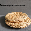 IMPODIO tatakan eceng gondok diameter 9cm - close up
