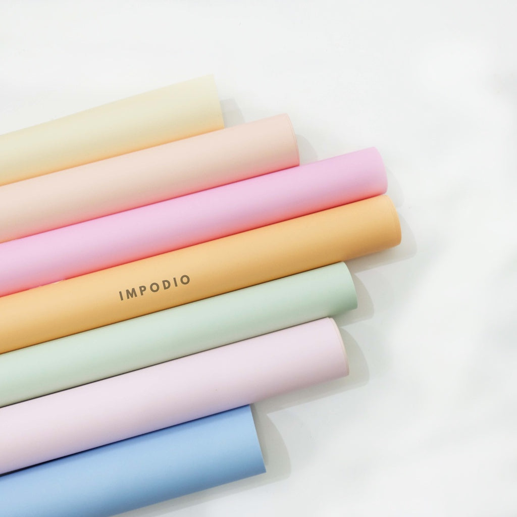 IMPODIO Background Warna Pastel 50x100cm latar foto produk