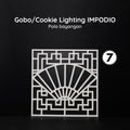 IMPODIO Gobo white – pembentuk bayangan foto - background putih