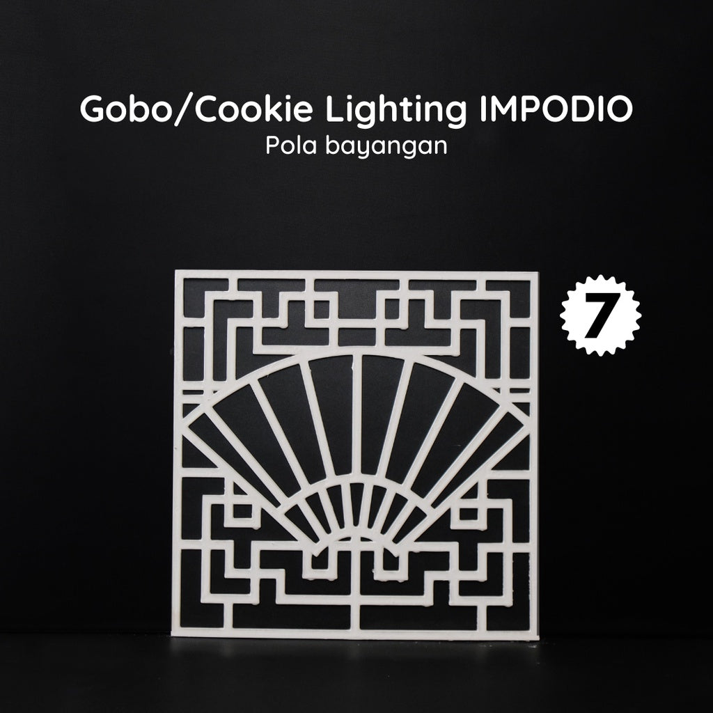 IMPODIO Gobo white – pembentuk bayangan foto - background putih