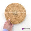 IMPODIO Placemat rotan – tatakan alas makan piring gelas bamboo - packaging