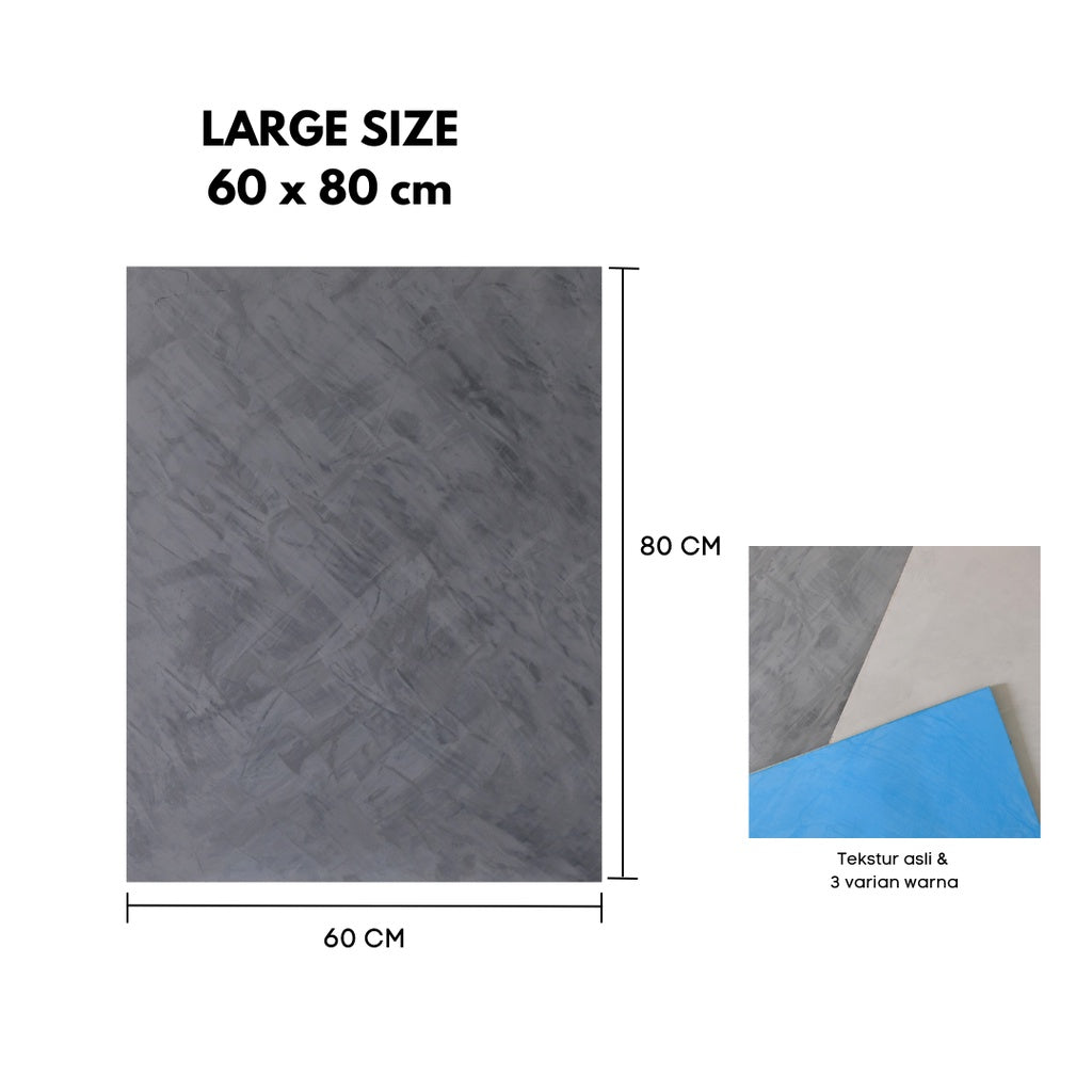 IMPODIO Artboard stucco series Grey pigeon IMPODIO - tampak samping