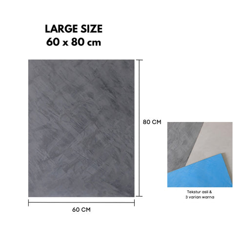 IMPODIO Artboard stucco series Grey pigeon IMPODIO - tampak samping