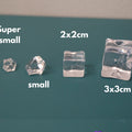IMPODIO Es Batu Palsu – Fake Ice cube 3x 3cm - aksesoris photo - background putih
