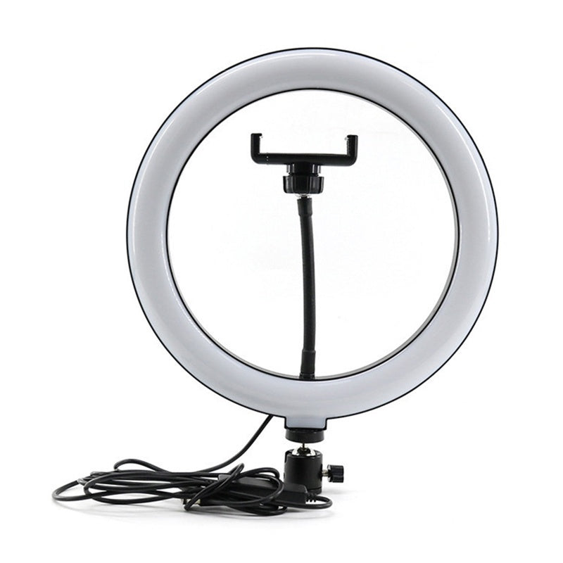 IMPODIO ringlight 120 LED Diameter 26cm bisa 3 warna dimmable + - dalam penggunaan