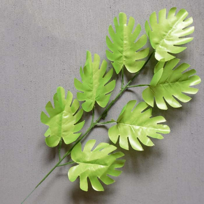 Daun Tangkai montsera 7 daun palsu photo props IMPODIO