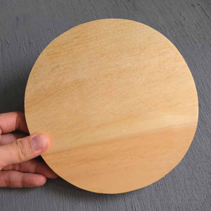 IMPODIO Talenan kayu polos tanpa kaki 3 Varian untuk photo props