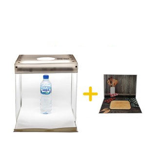 IMPODIO mini studio box photo Ukuran A3 - (Paket dengan alasfoto)