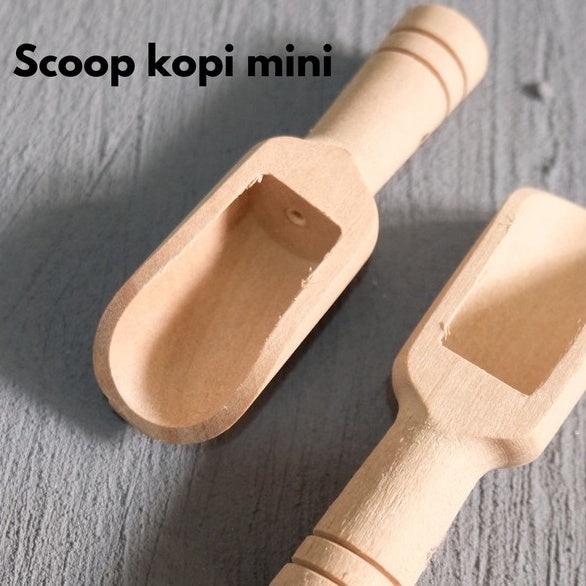 IMPODIO Scoop kopi mini sendok kopi props photo aksesoris