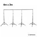IMPODIO Stand 3x6m Tiang backdrop Profesional Lebar 6m x Tinggi 3m