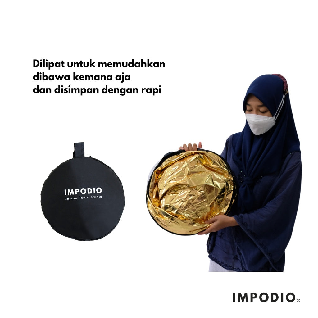 IMPODIO Reflektor 5 in 1 diameter 110cm - detail produk