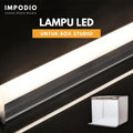 IMPODIO LED Mini Photo Studio - LED super terang 220V - tampak samping