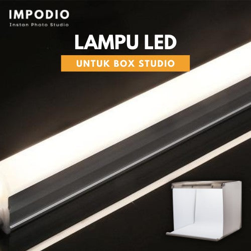 IMPODIO LED Mini Photo Studio - LED super terang 220V - tampak samping