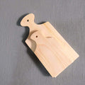 IMPODIO Talenan kayu kates 2 varian ukuran aksesoris props photo - close up