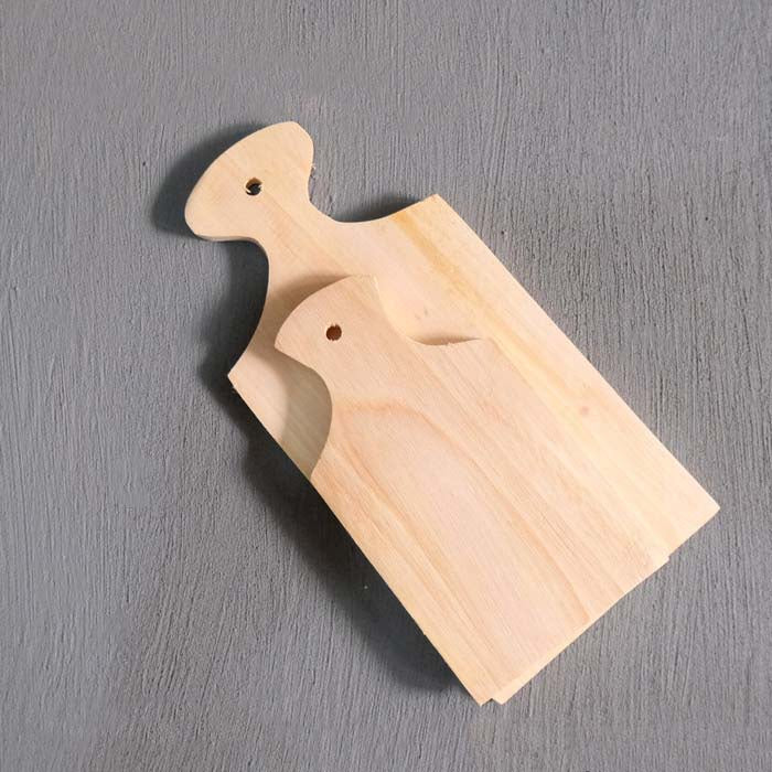 IMPODIO Talenan kayu kates 2 varian ukuran aksesoris props photo