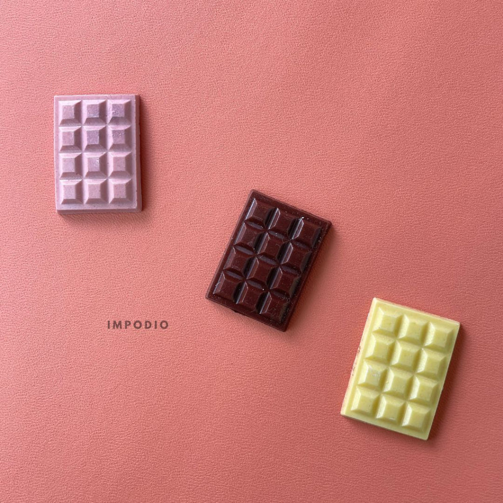 IMPODIO Coklat mini Square Imitasi props foto - Properti produk