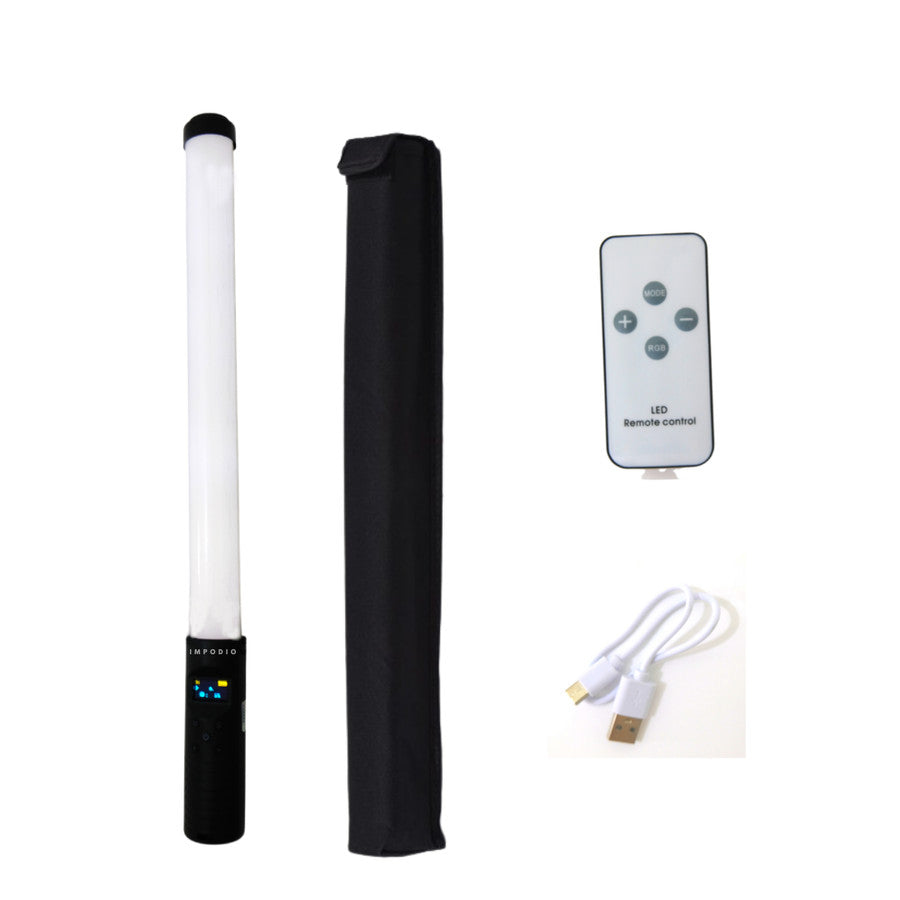 IMPODIO Lampu Video RGB LED Light Stick 50cm - Stick Lampu Video Foto - detail produk