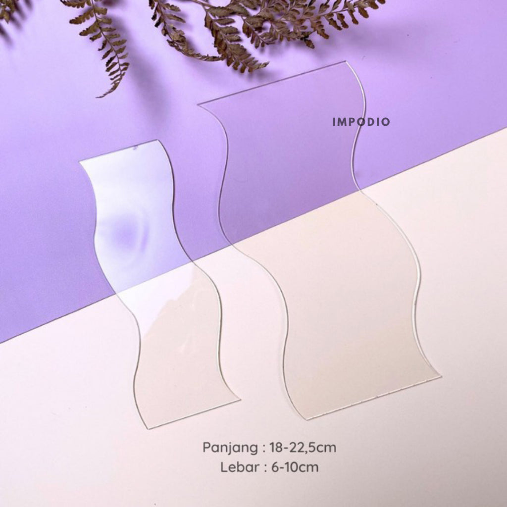 IMPODIO Arcylic irregular shape photo props aesthetic akrilik foto