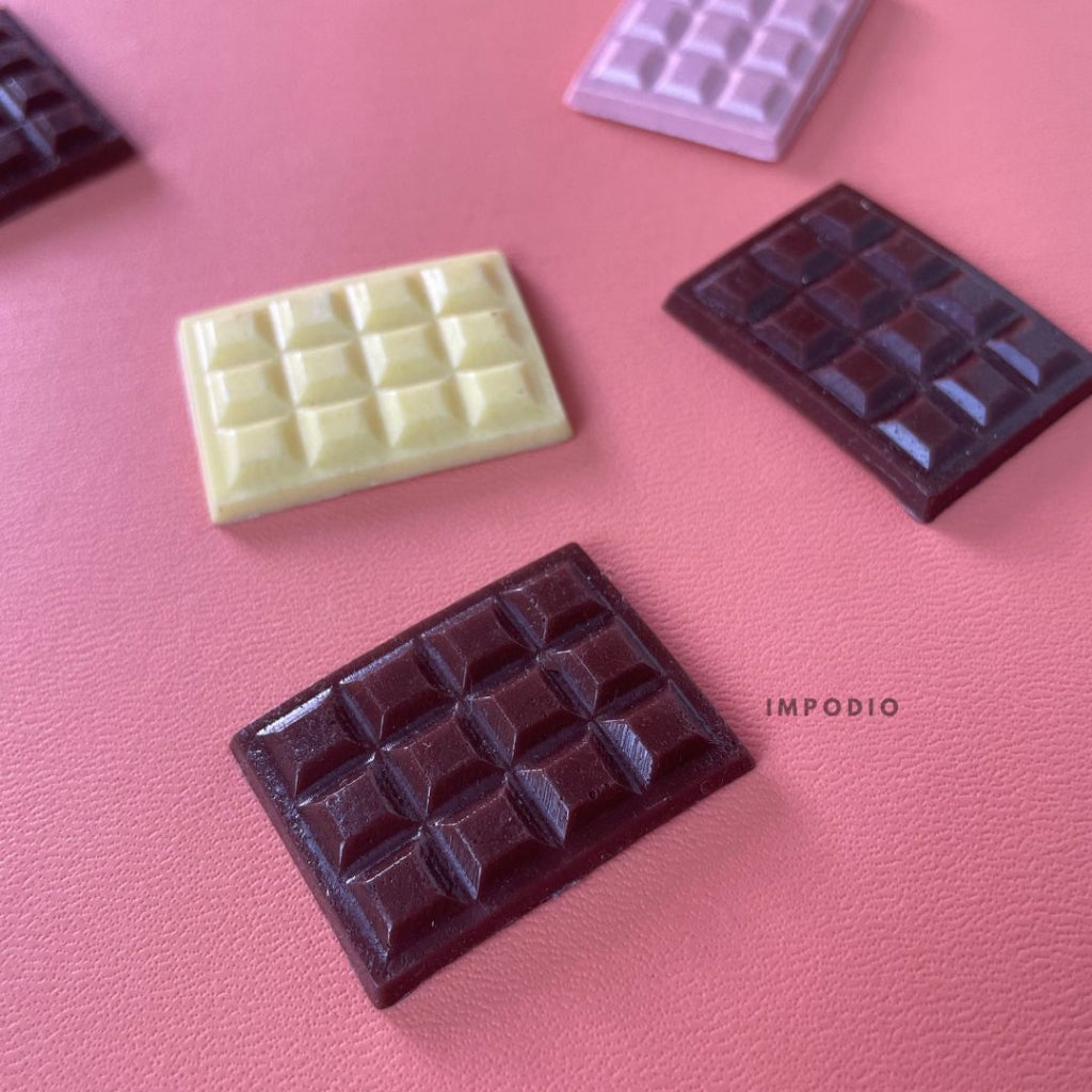 IMPODIO Coklat mini Square Imitasi props foto - Properti produk