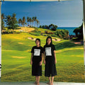 IMPODIO Stand backdrop tinggi 3m x lebar 3m + green screen premium - tampak samping