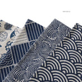 IMPODIO Napkin Japanese – kanvas jepang foto makanan uk 50x50cm - tampak samping