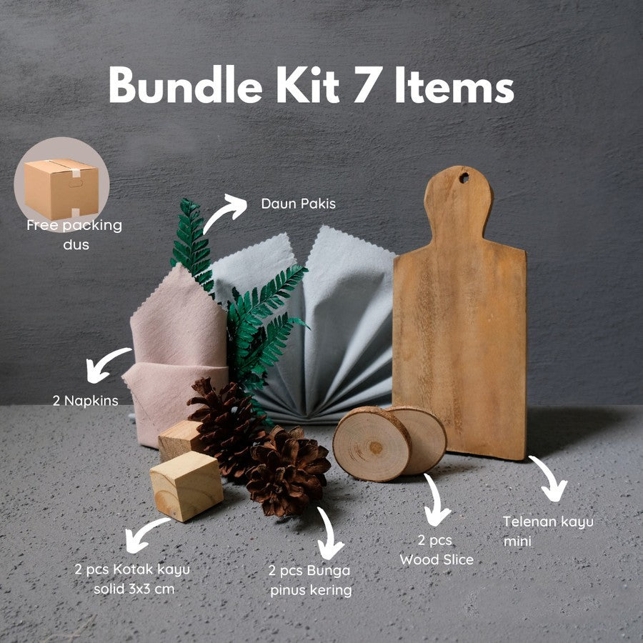 IMPODIO Paket Bundle Kit 7 Items / set aestetik photo produk