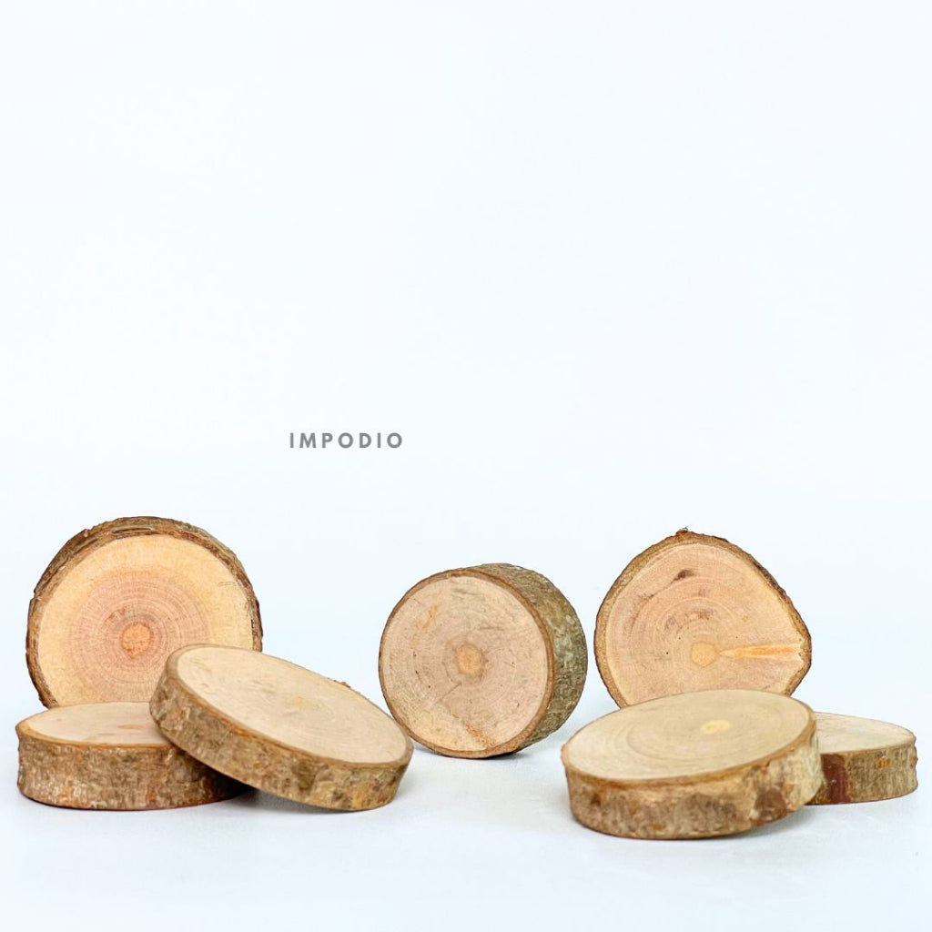 wood slice / potongan kayu kecil 4-5cm IMPODIO props photo