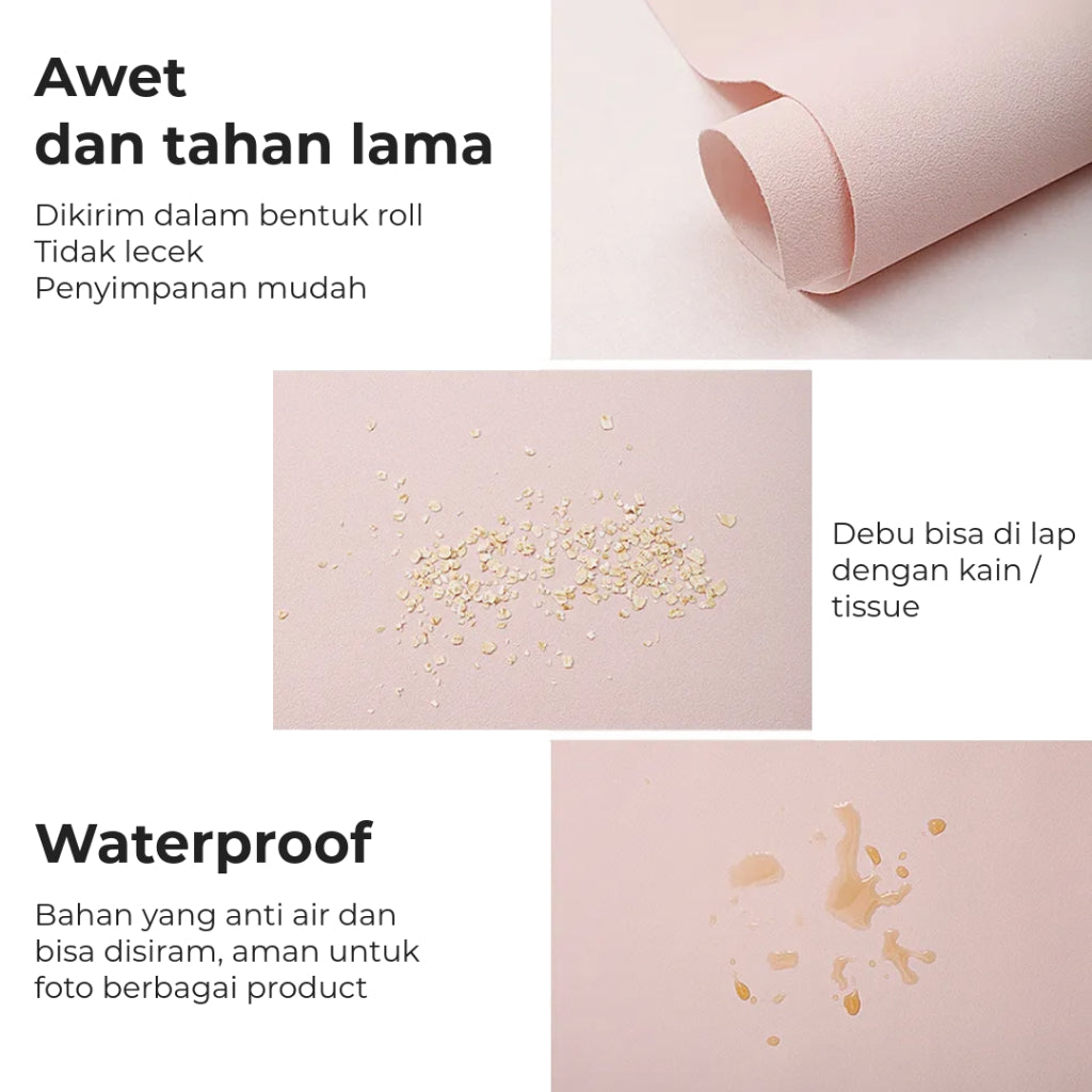 IMPODIO Background foto polos 60x100cm / alasfoto PVC Waterproof Oilproof