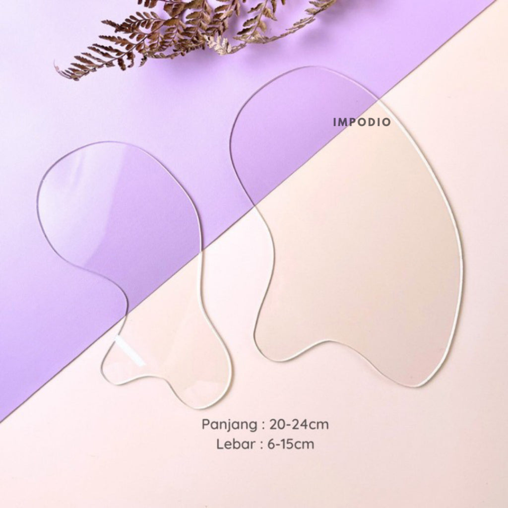 IMPODIO Arcylic irregular shape photo props aesthetic akrilik foto