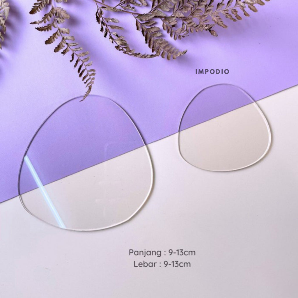 IMPODIO Arcylic irregular shape photo props aesthetic akrilik foto