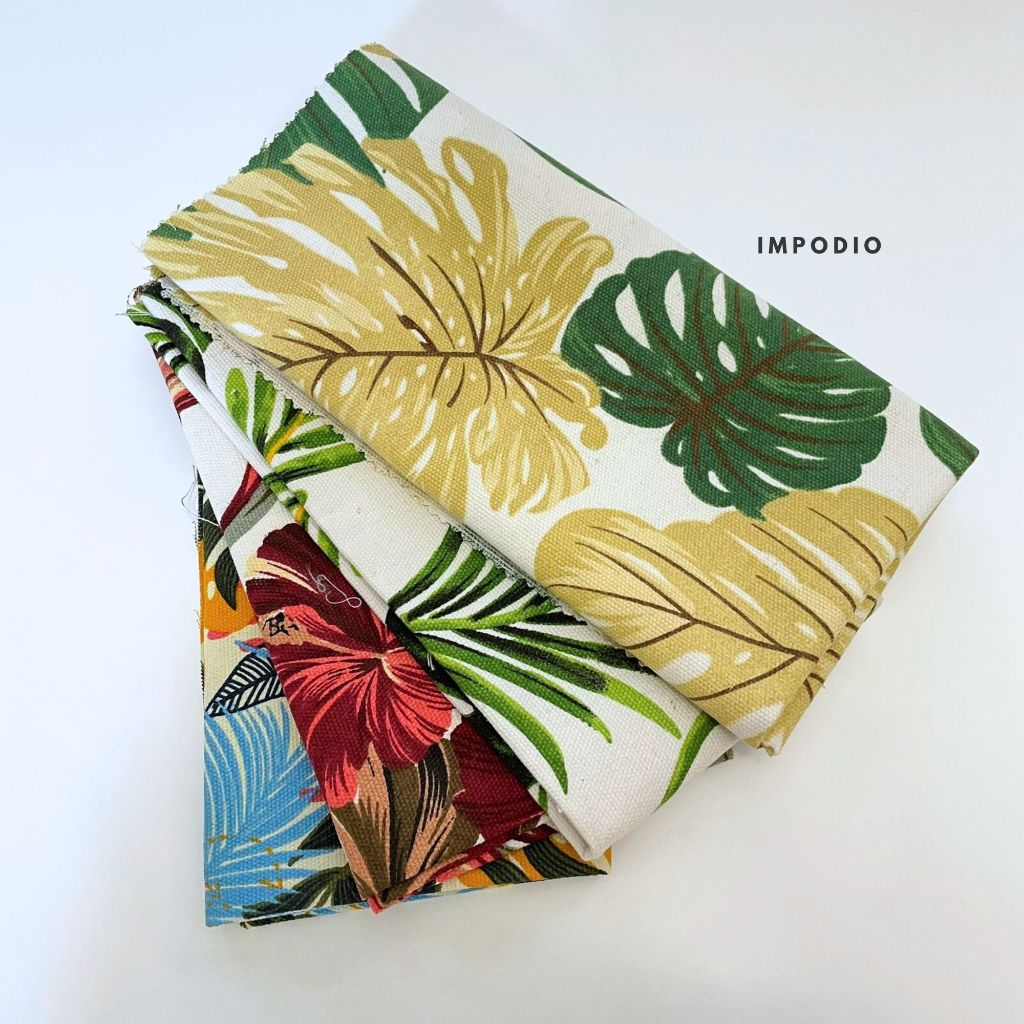 IMPODIO Tropical Napkin /kain kanvas props foto