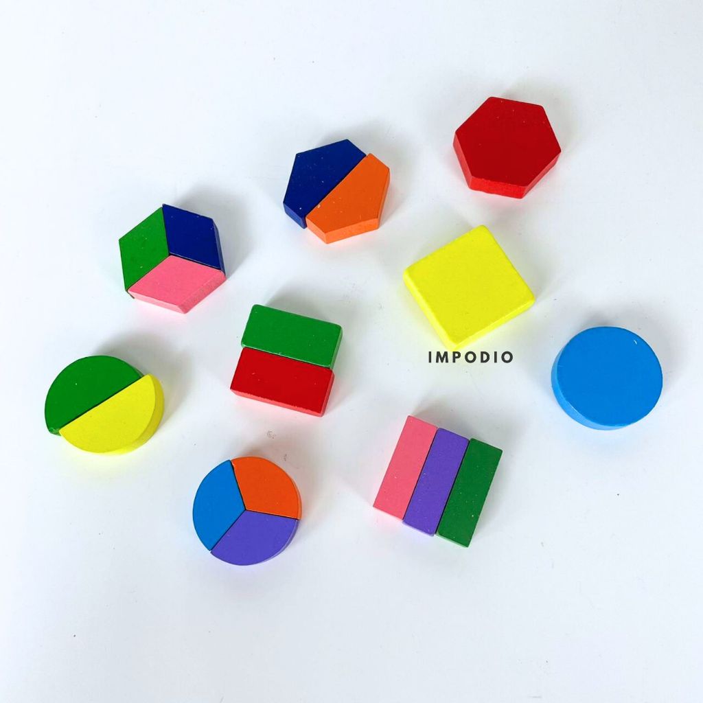 Kayu Warna warni bentuk Arch - donut - geometry -  props foto / decoration