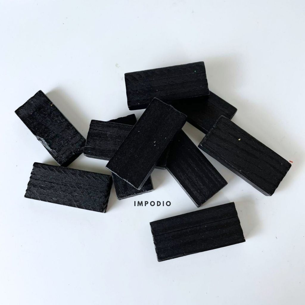 Balok kayu mini warna warni ukuran 44mm x 19mm - props decoration