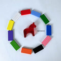IMPODIO Balok kayu mini warna warni ukuran 44mm x 19mm - dalam penggunaan