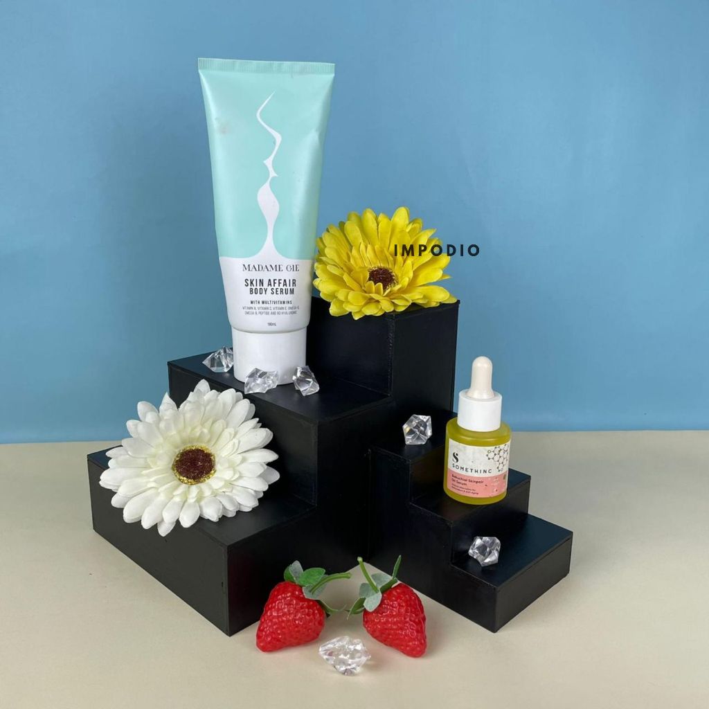 IMPODIO Properti Foto Tangga Podium Kayu beragam ukuran - props foto thema skincare / acc / lainnya