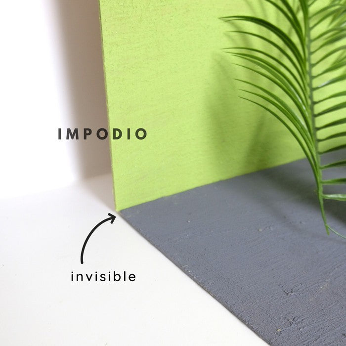 IMPODIO Siku L Invisible untuk alas foto – board papan foto - tampak samping