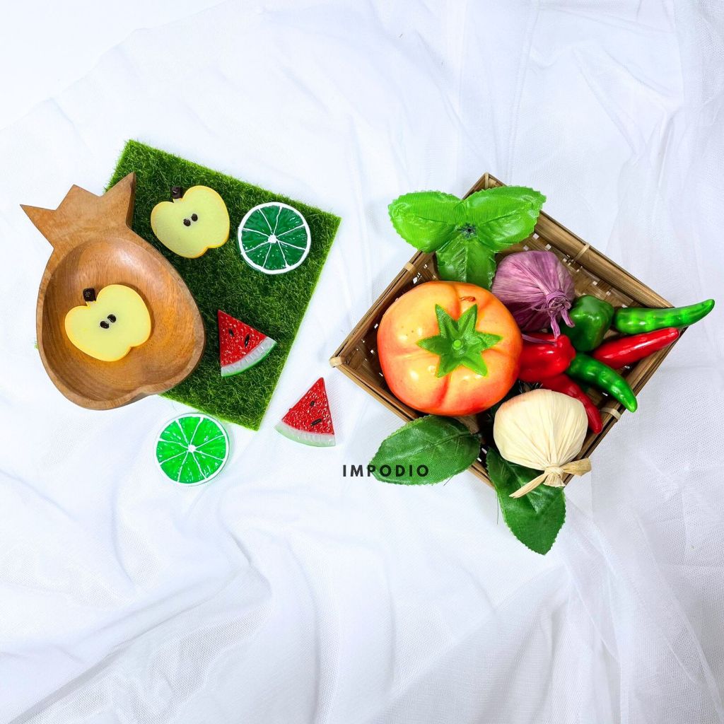 IMPODIO Paket Kitchen Bumbu dan Buah - Properti Foto Produk