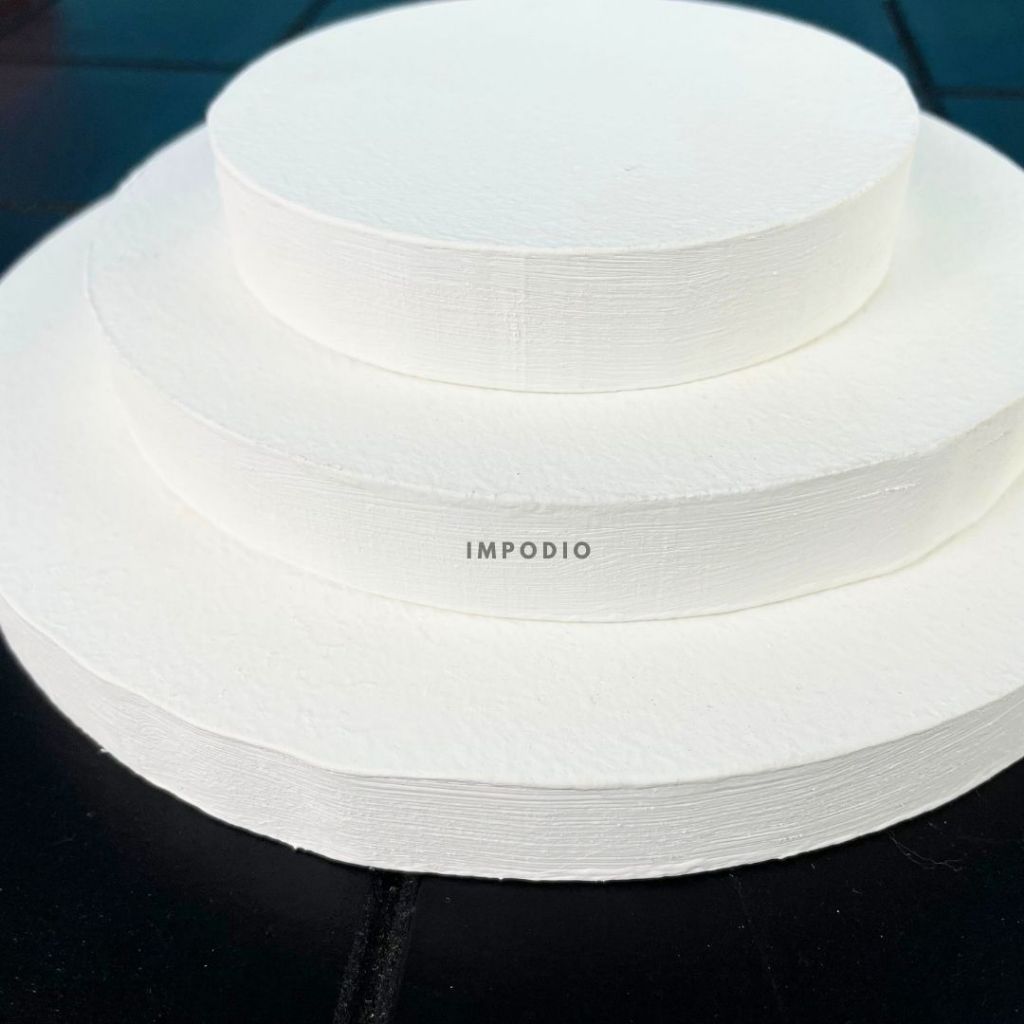 IMPODIO Set 3pcs Round Geometry Photo Props - podium leveling