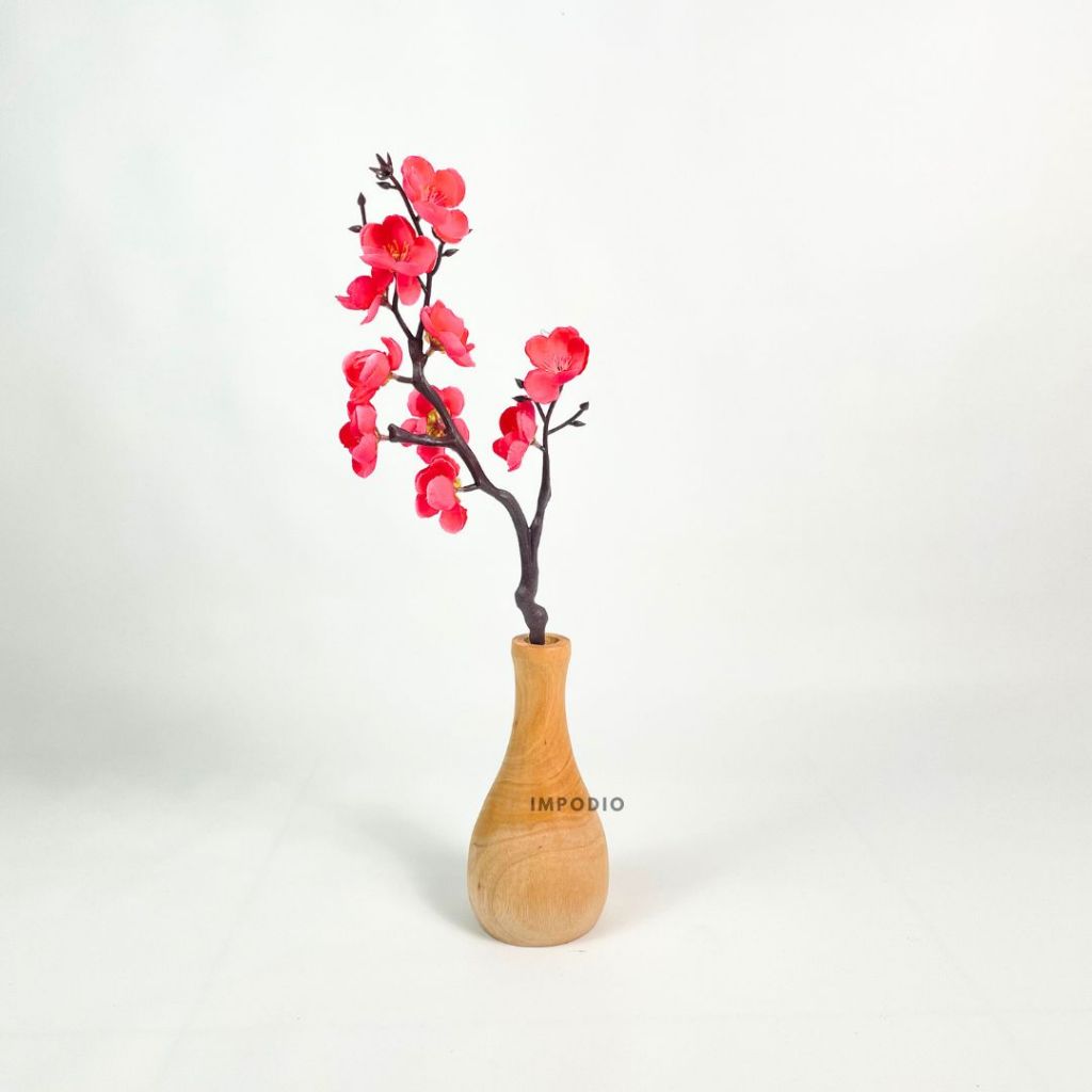Paket Vas Bunga kayu IMPODIO/Dekorasi meja ruang tamu